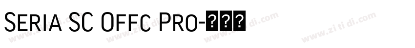 Seria SC Offc Pro字体转换
